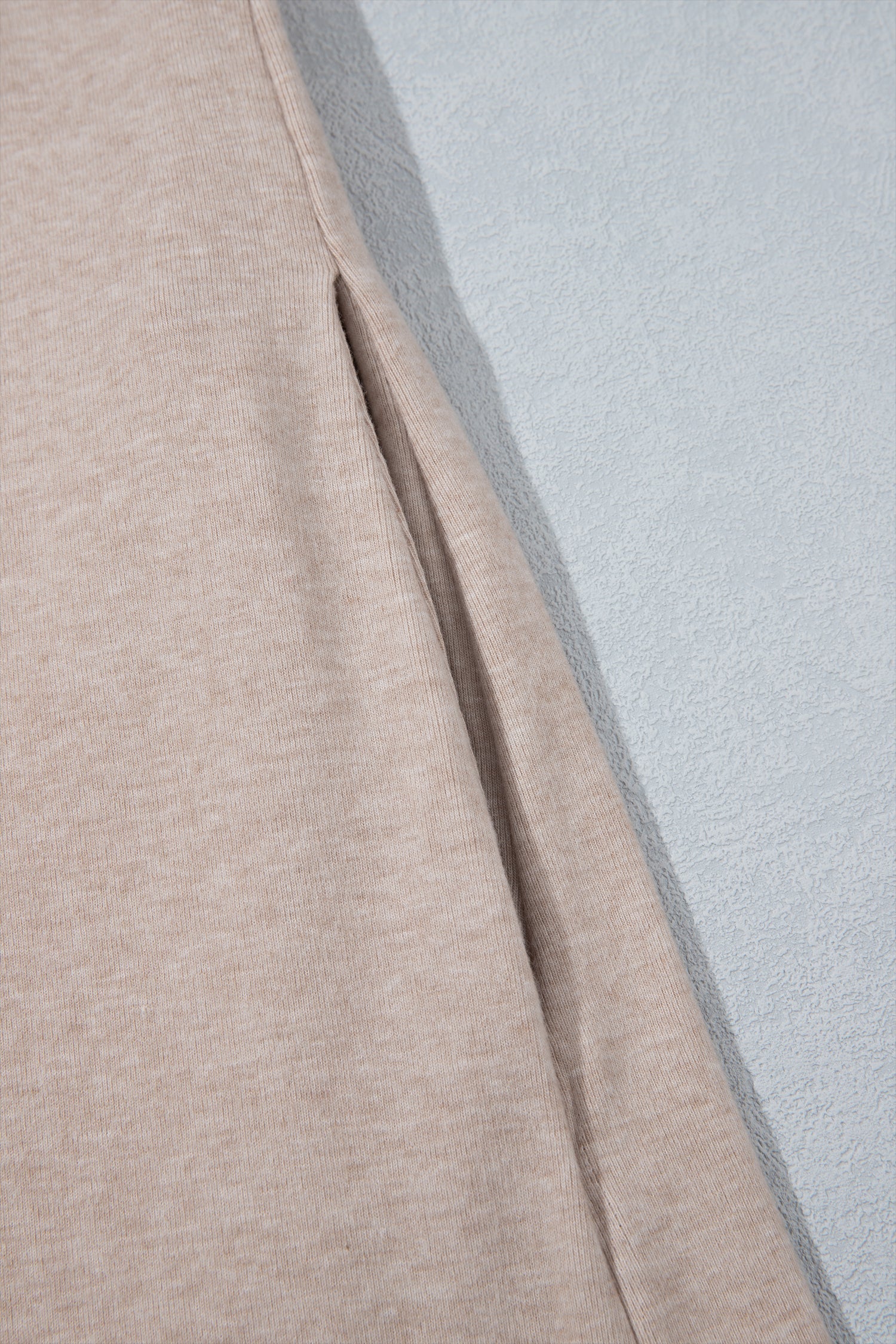 Parchment Solid Color Long Sleeve Casual Tunic Shift Cardigan