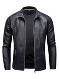 Men's Plus Size Zip Up Long Sleeve Jacket