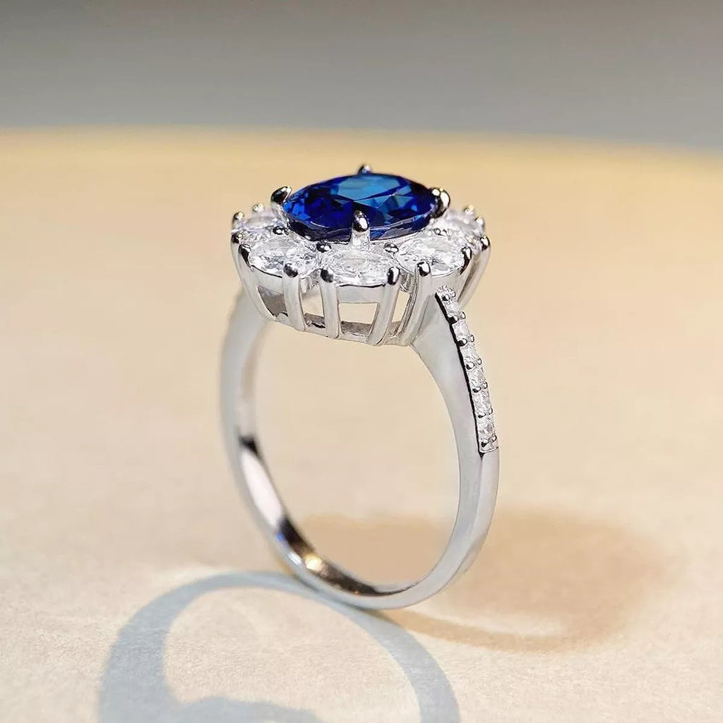 925 Sterling Silver Flower Ring