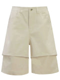 Men's Layered Pocketed Shorts