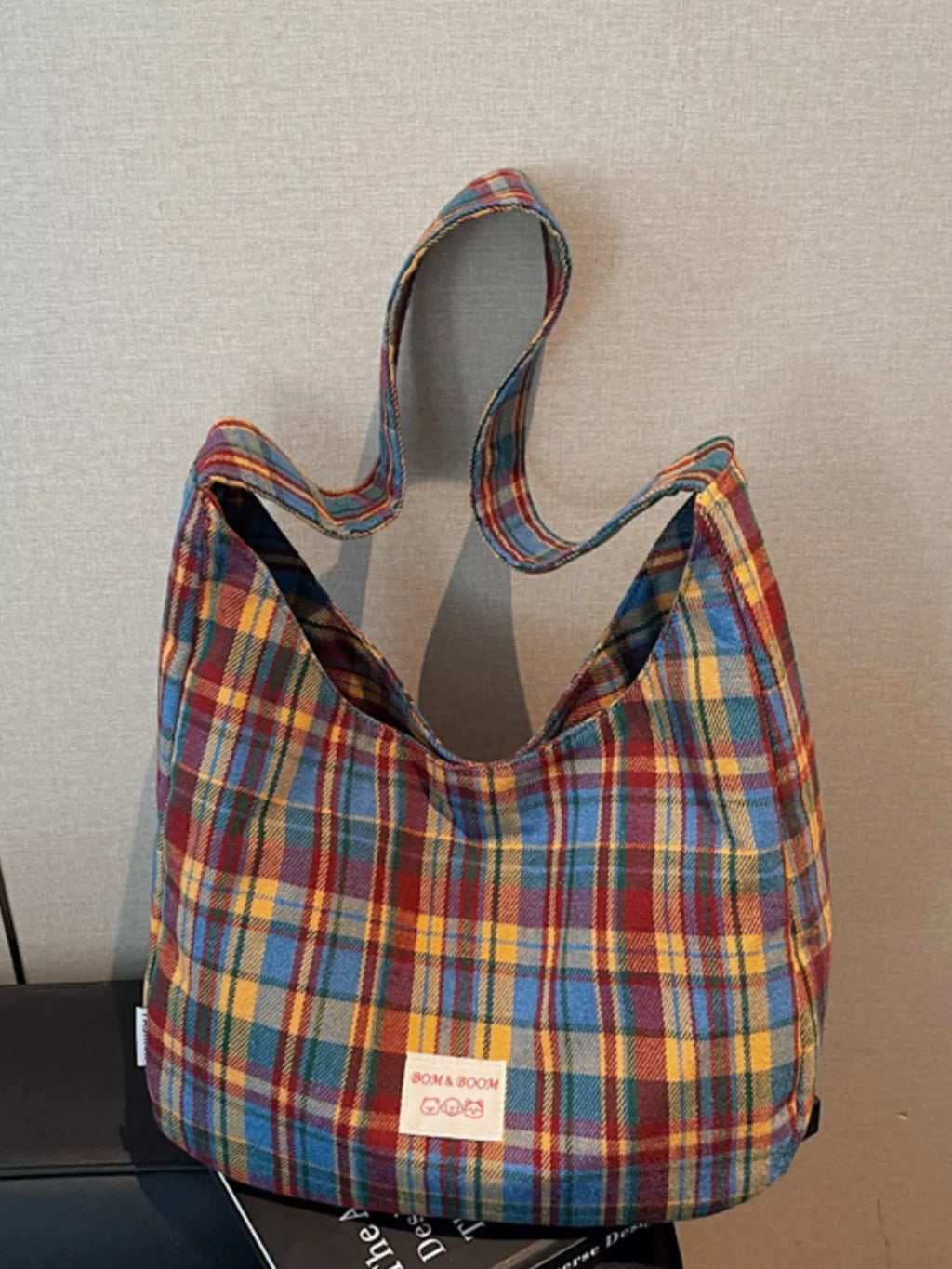 Lightweight Plaid Casual Handbag