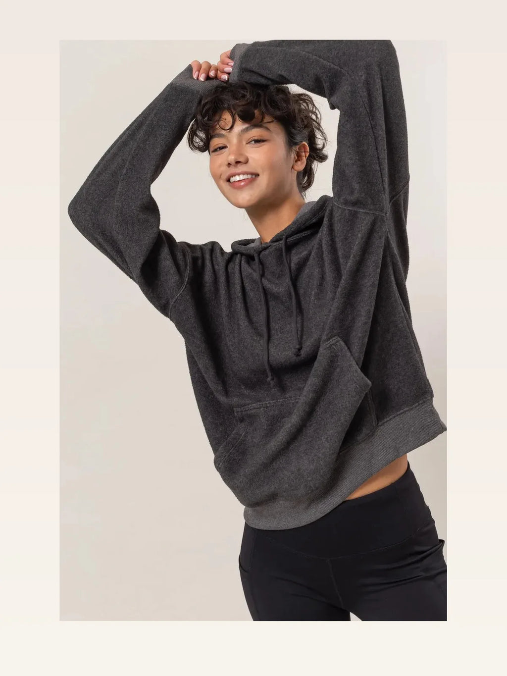 Long Sleeve Hoodie with Kangaroo Pocket