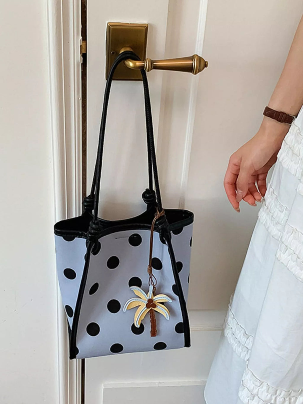 Polka Dot Shoulder Bag