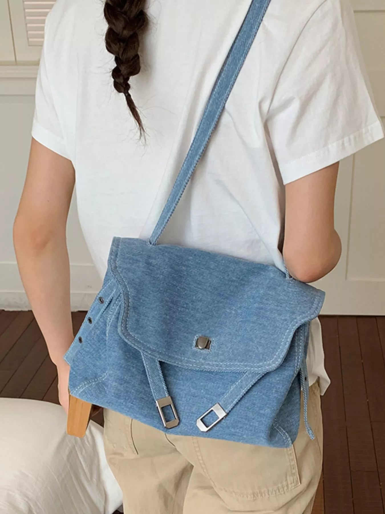Causal Flap Crossbody Bag