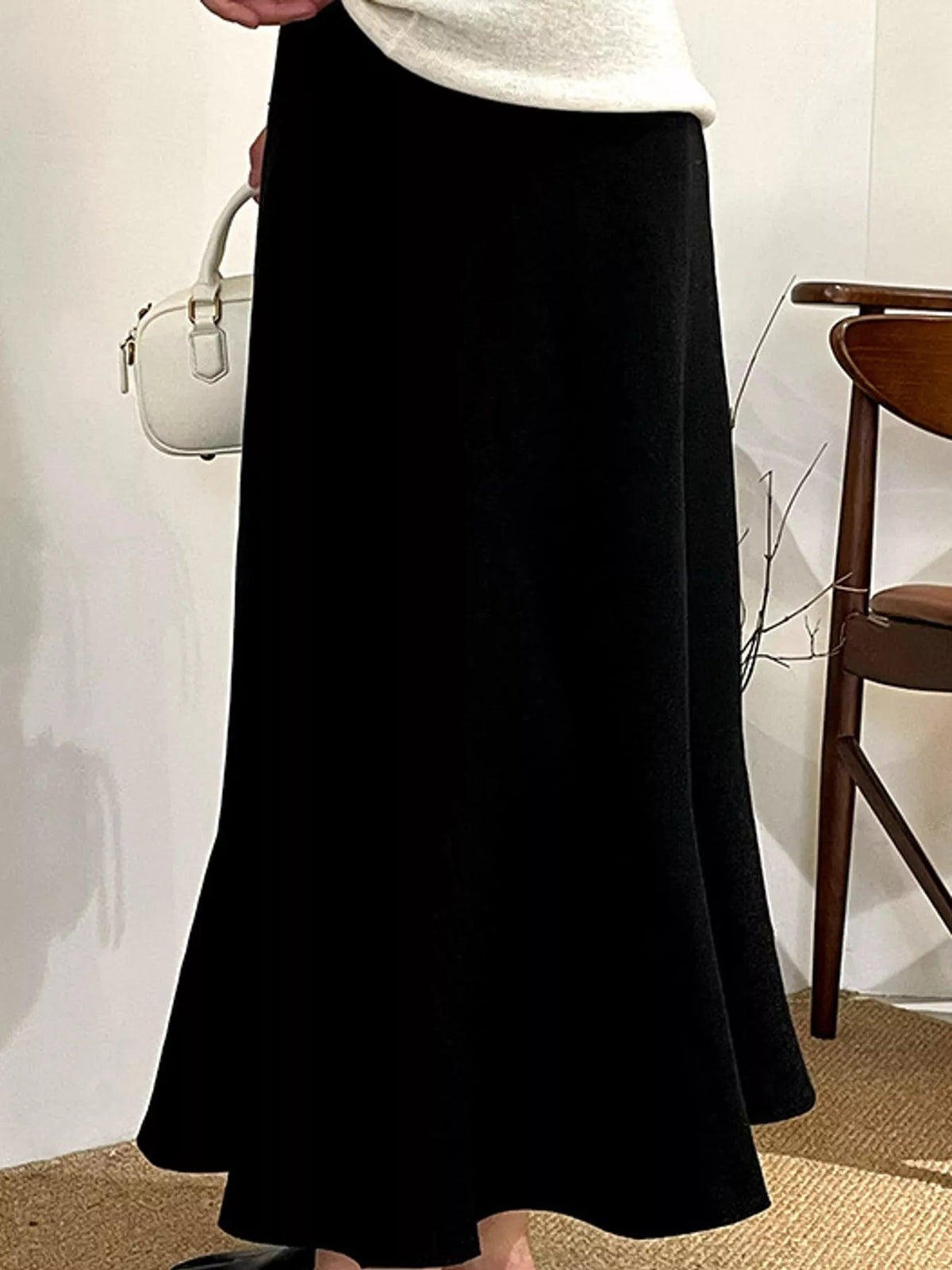 Plus Size High-Waisted Mermaid Skirt