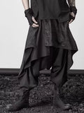 Men's Plus Size Asymmetrical Layered Harem Pants
