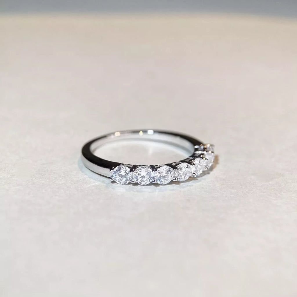 925 Sterling Silver Zircon Ring