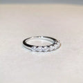 925 Sterling Silver Zircon Ring