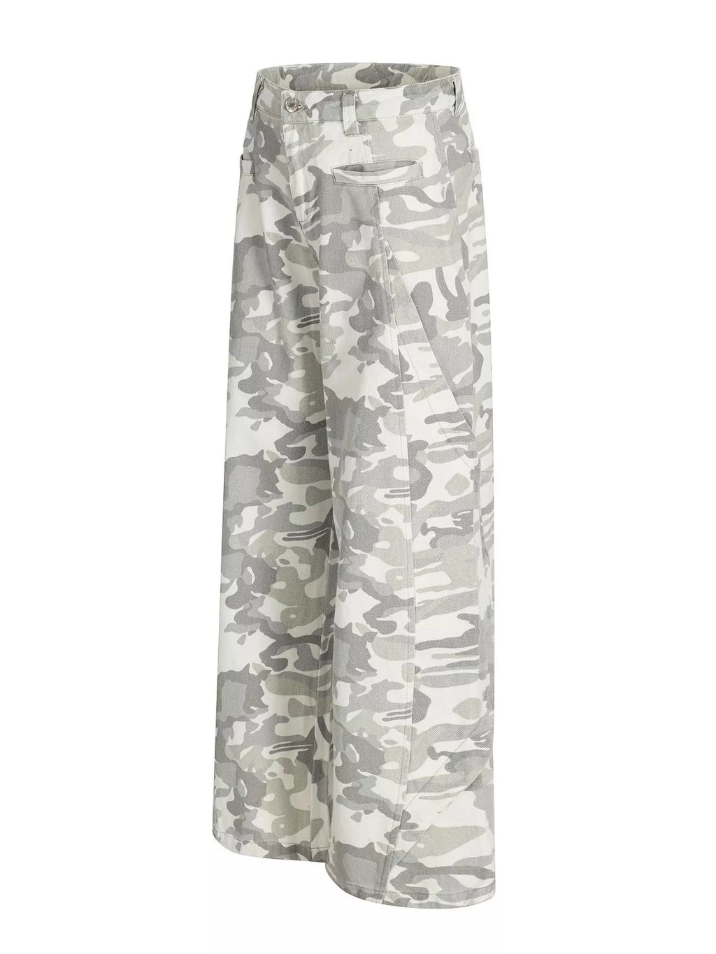 Men's Camouflage Wide-Leg Cargo Pants