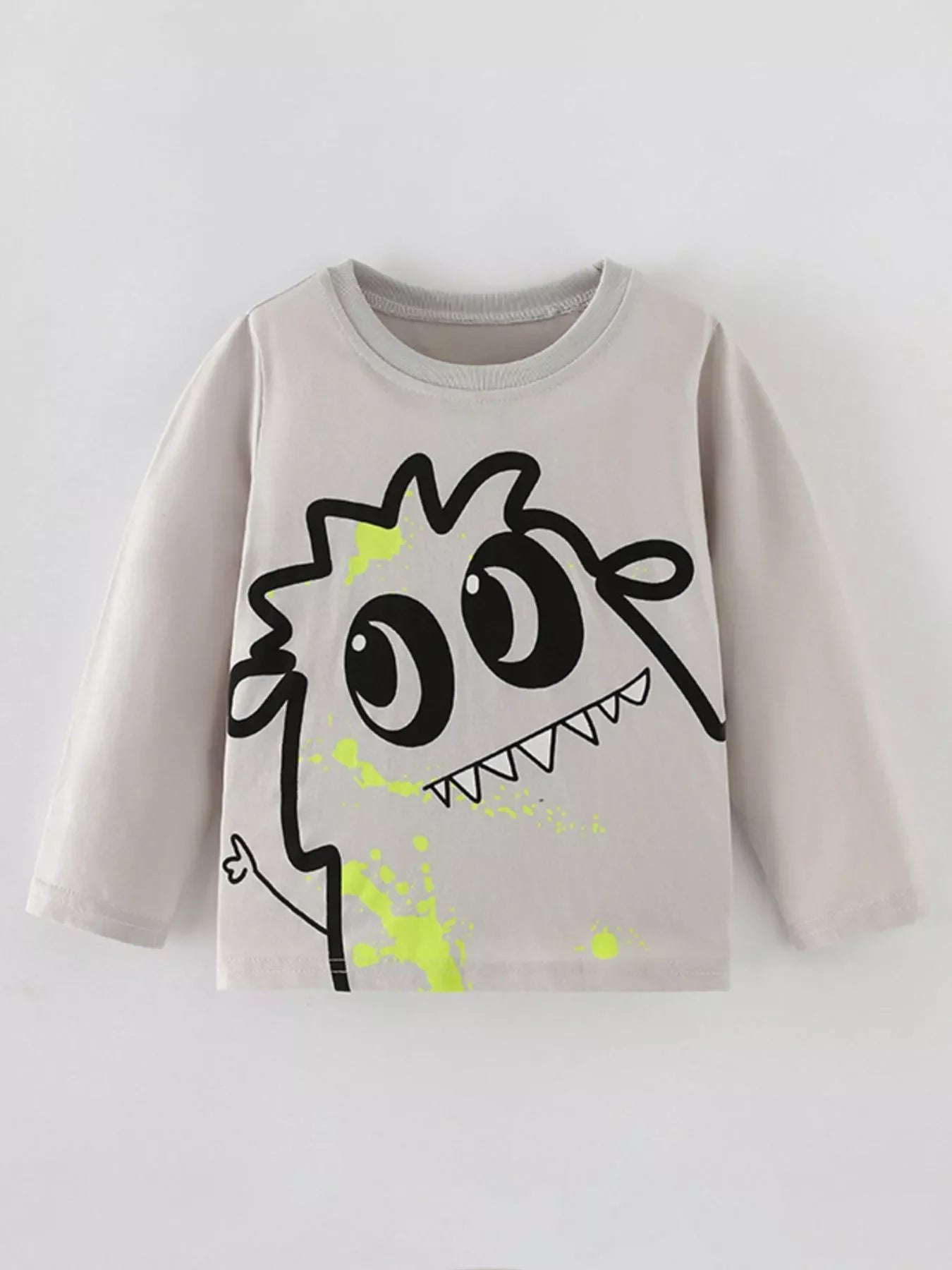 Children's Cute Graphic Long Sleeve T-Shirt