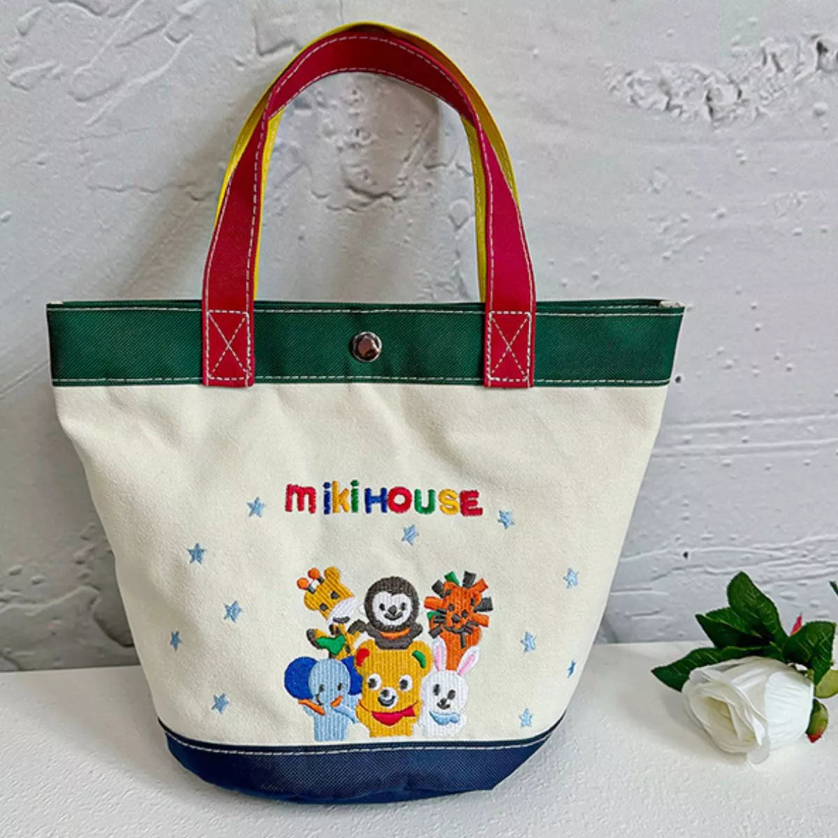 Embroidered Canvas Tote Bag