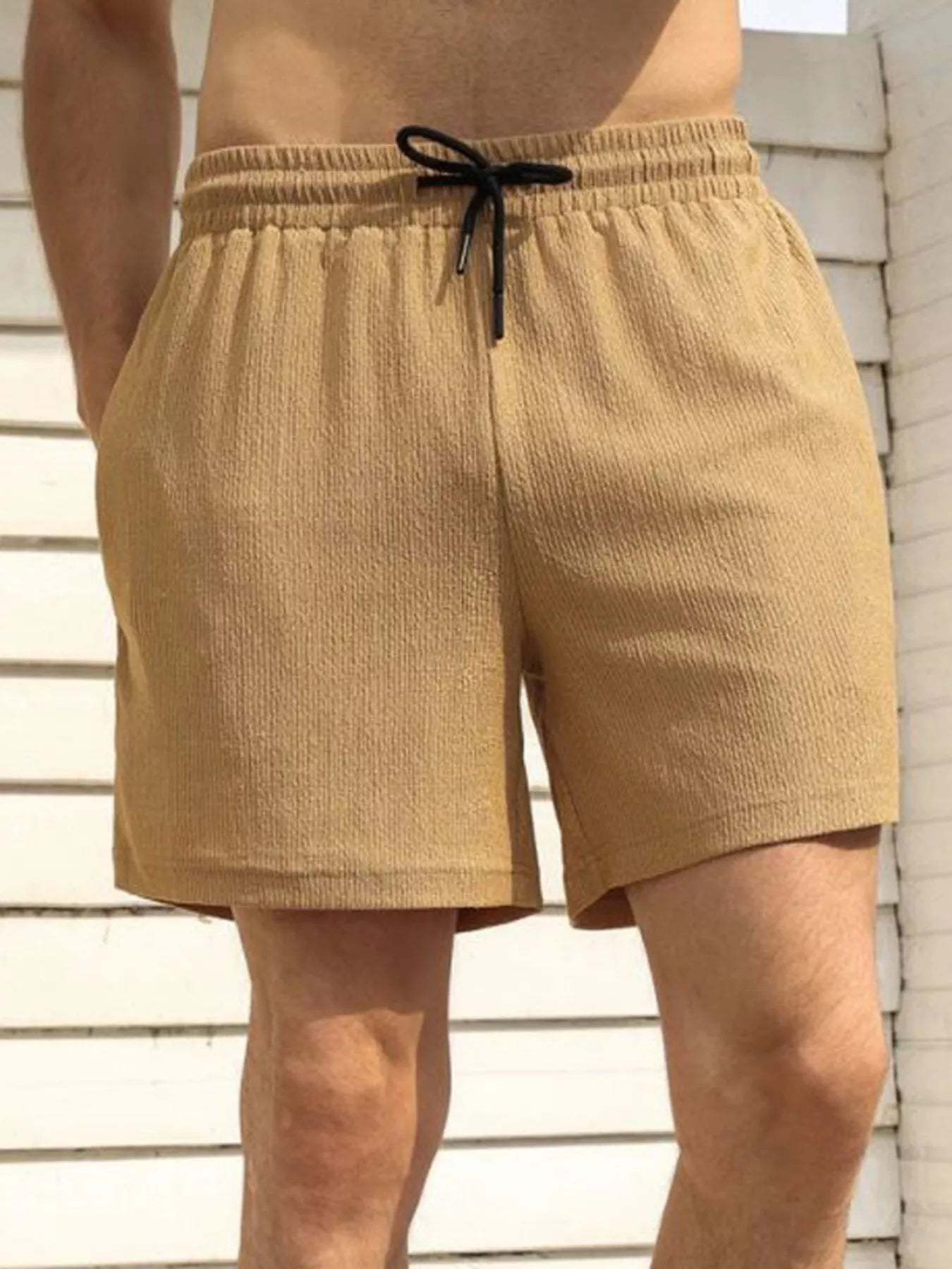 Men's Drawstring Shorts with Pockets