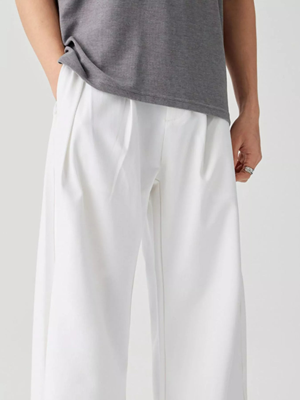Men's Wide Leg Casual Pants