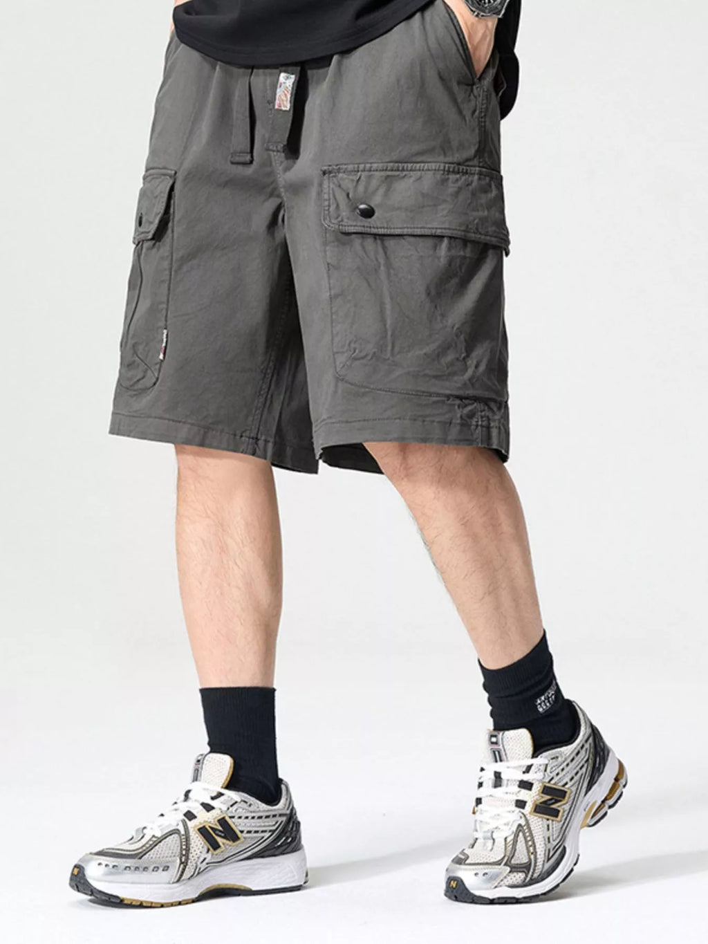 Men's Full Size Drawstring Loose Fit Shorts Plus Size