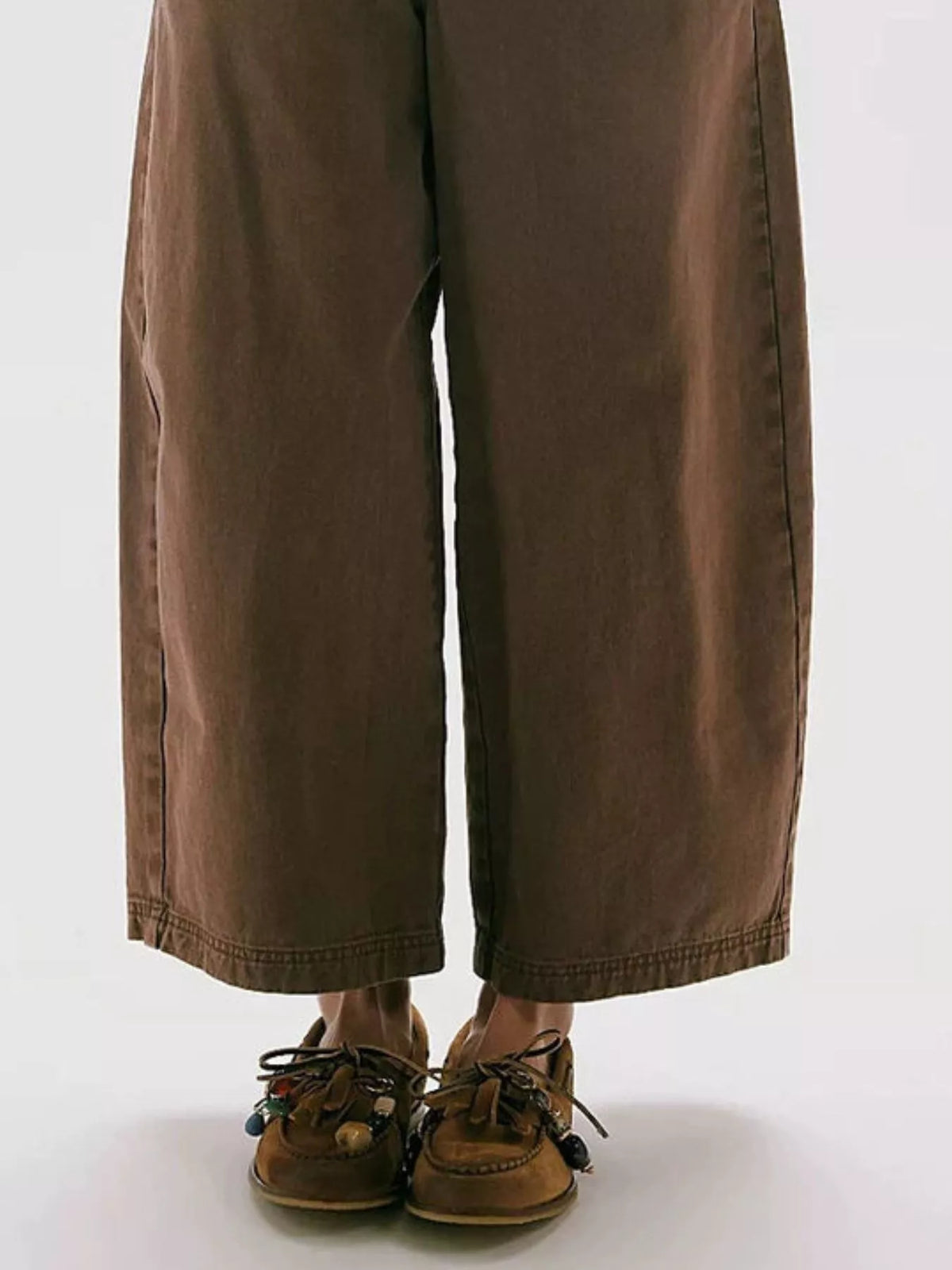 Wide-Leg Cropped Jeans