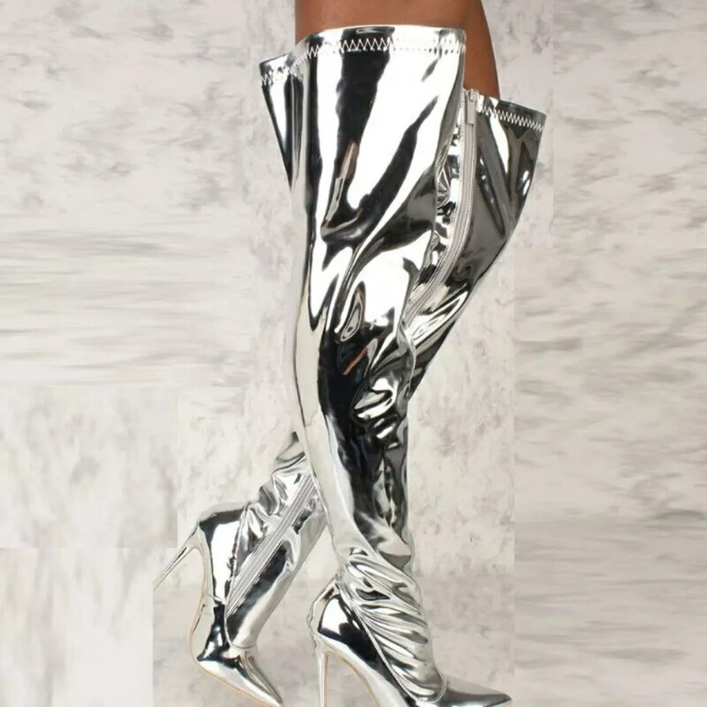 Point Toe Stiletto Boots