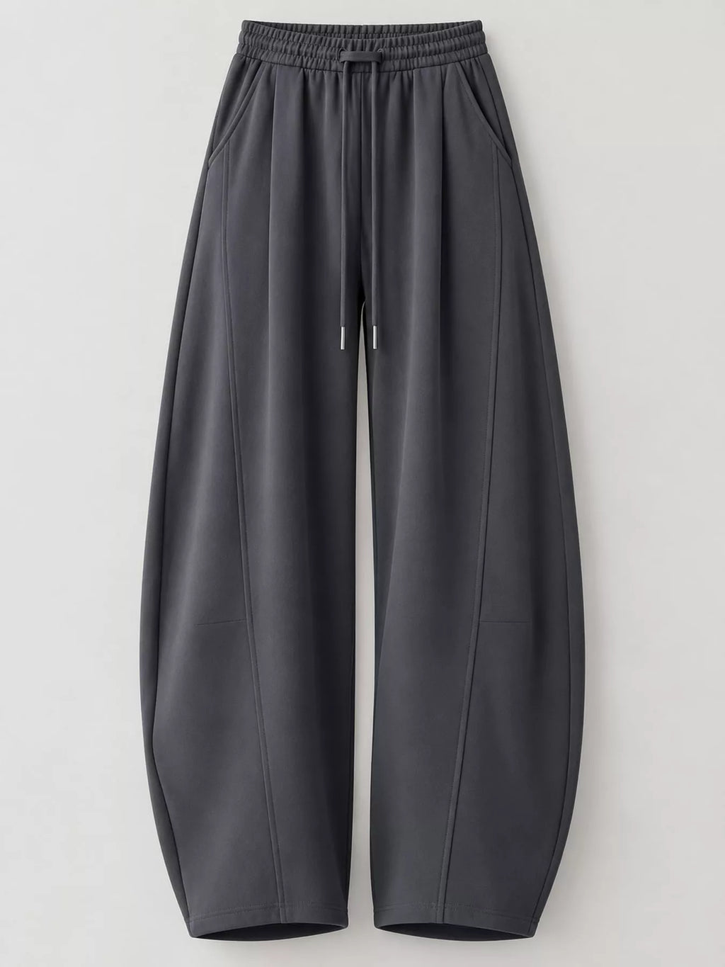 Full Size Drawstring Loose Fit Wide-Leg Sweatpants Plus Size