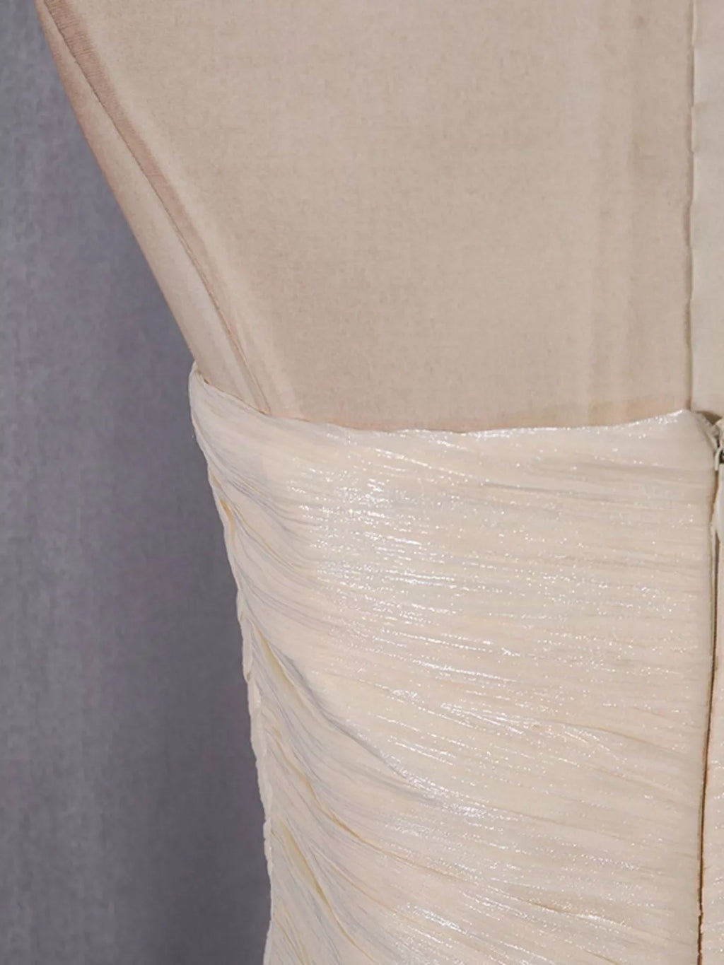 Strapless Ruffle Ruched Mini Dress