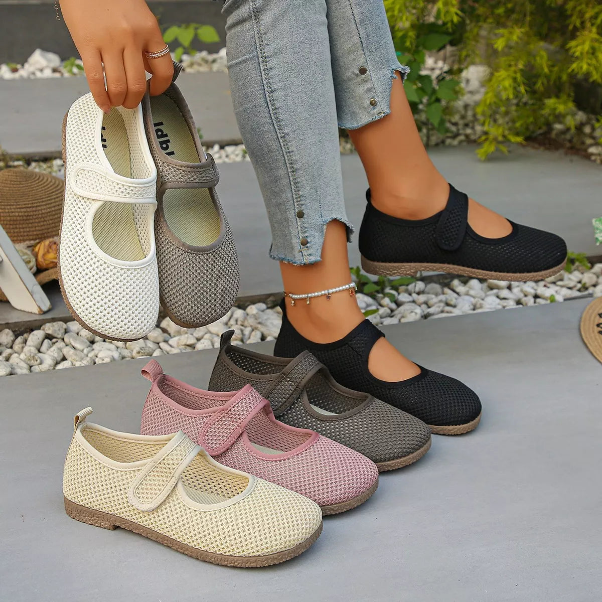 Round Toe Slip-Ons