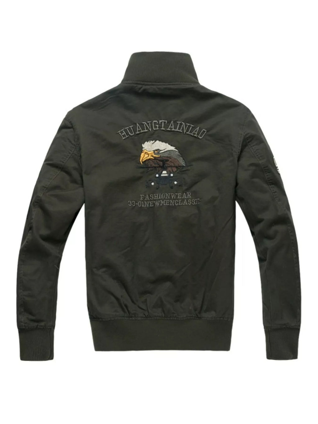 Men's Plus Size Zip Up Long Sleeve Jacket