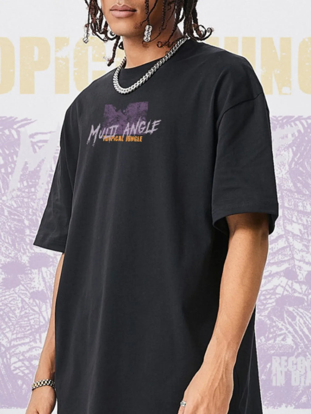 Graphic Round Neck Short Sleeve T-Shirt