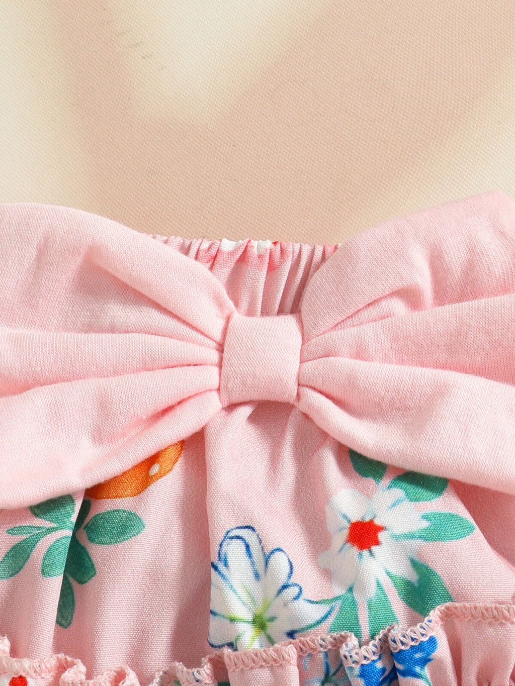 Children's Easter Bunny Long Sleeve Bodysuit and Pants Set with Headband