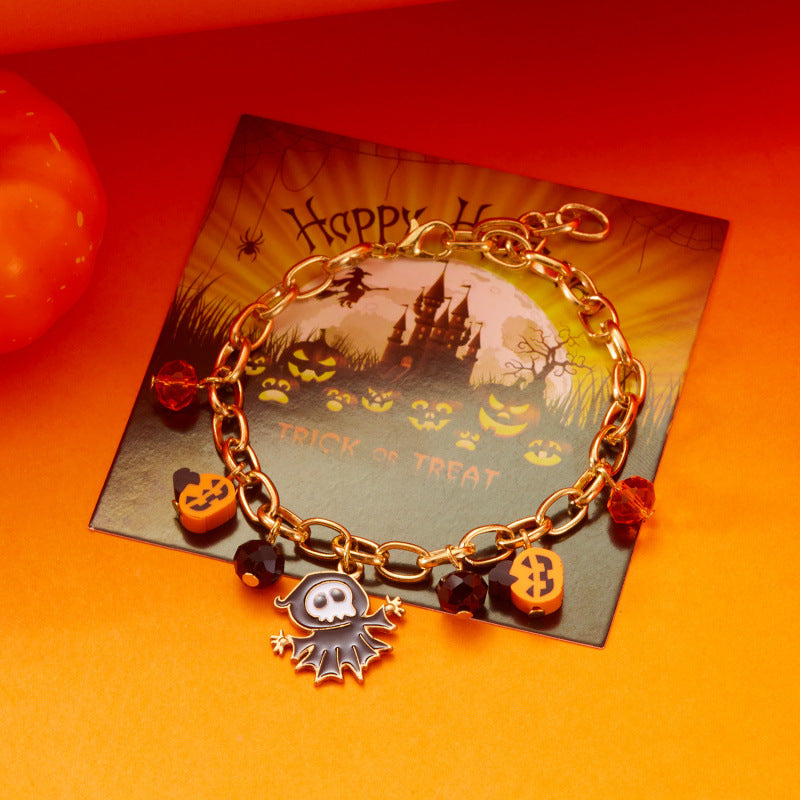 Creative Ghost Pumpkin Halloween Series Bracelet