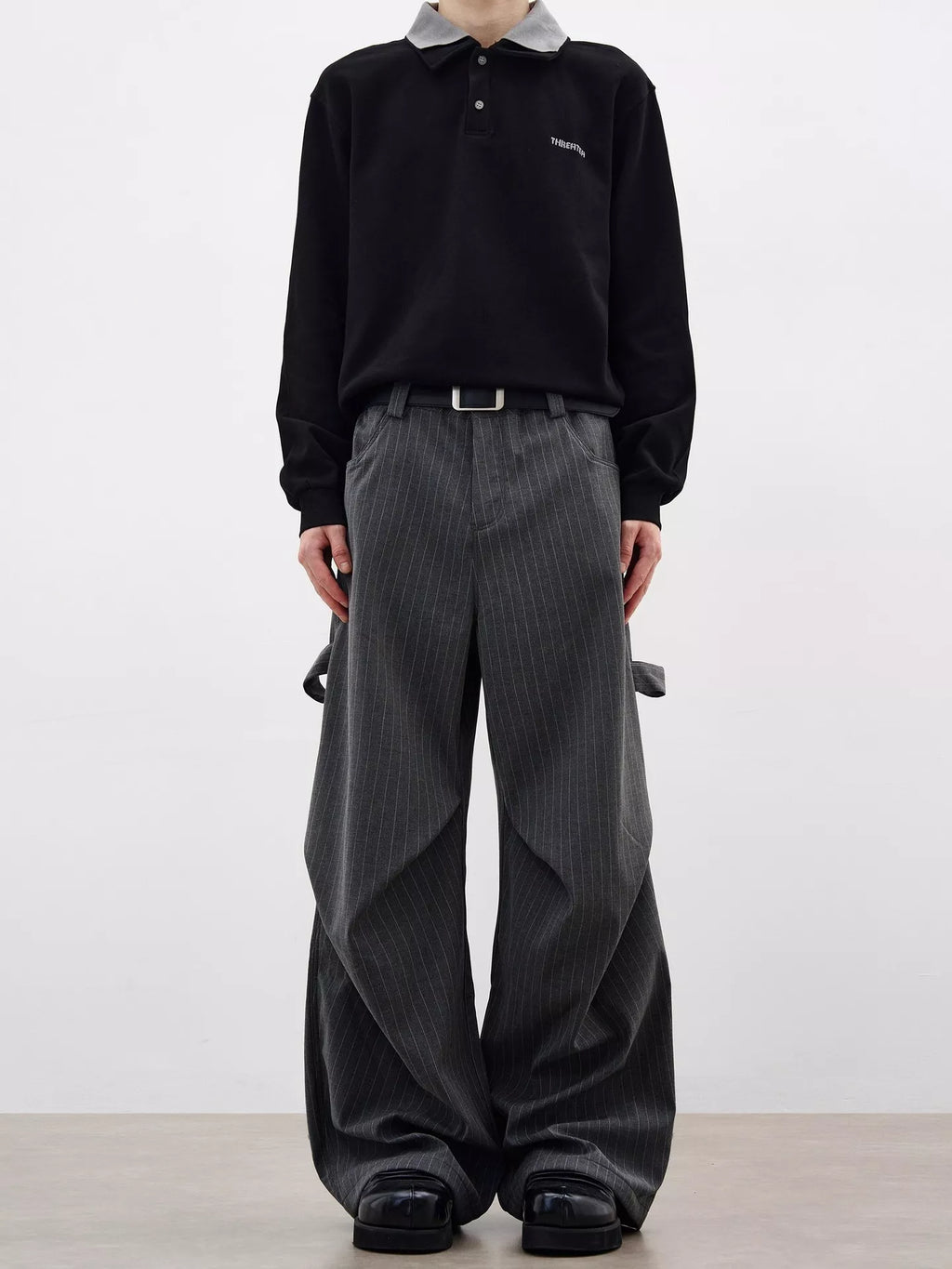 Men's Plus Size Wide Leg Pants