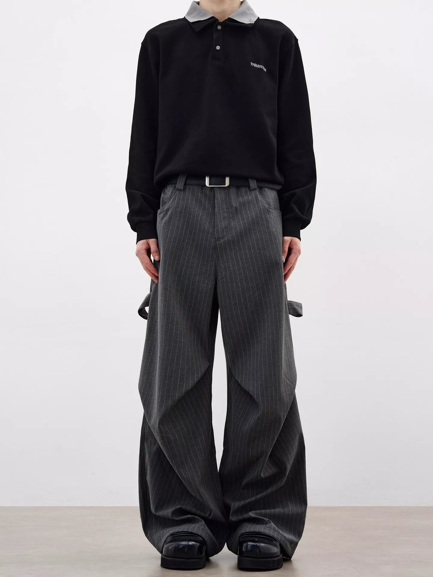 Men's Plus Size Wide Leg Pants