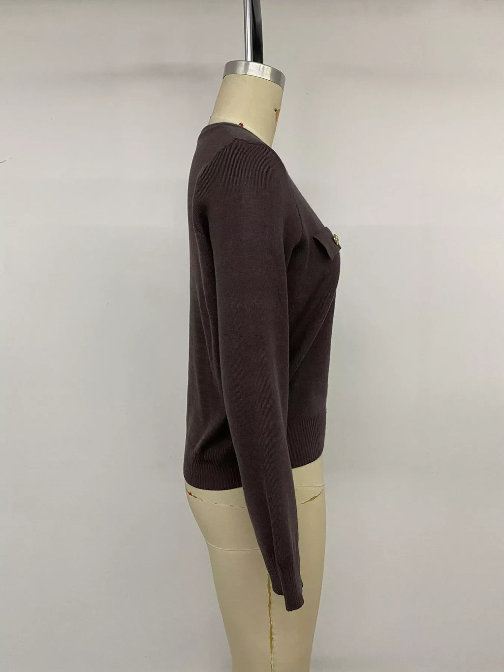 Button Down Long Sleeve Cardigan