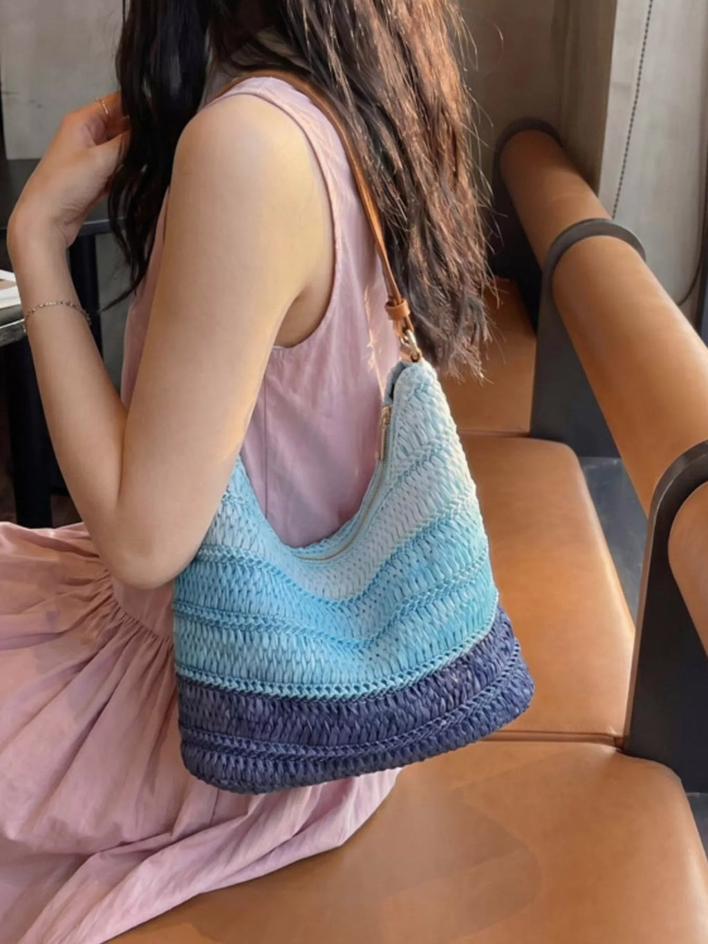 Straw Woven Shoulder Bag