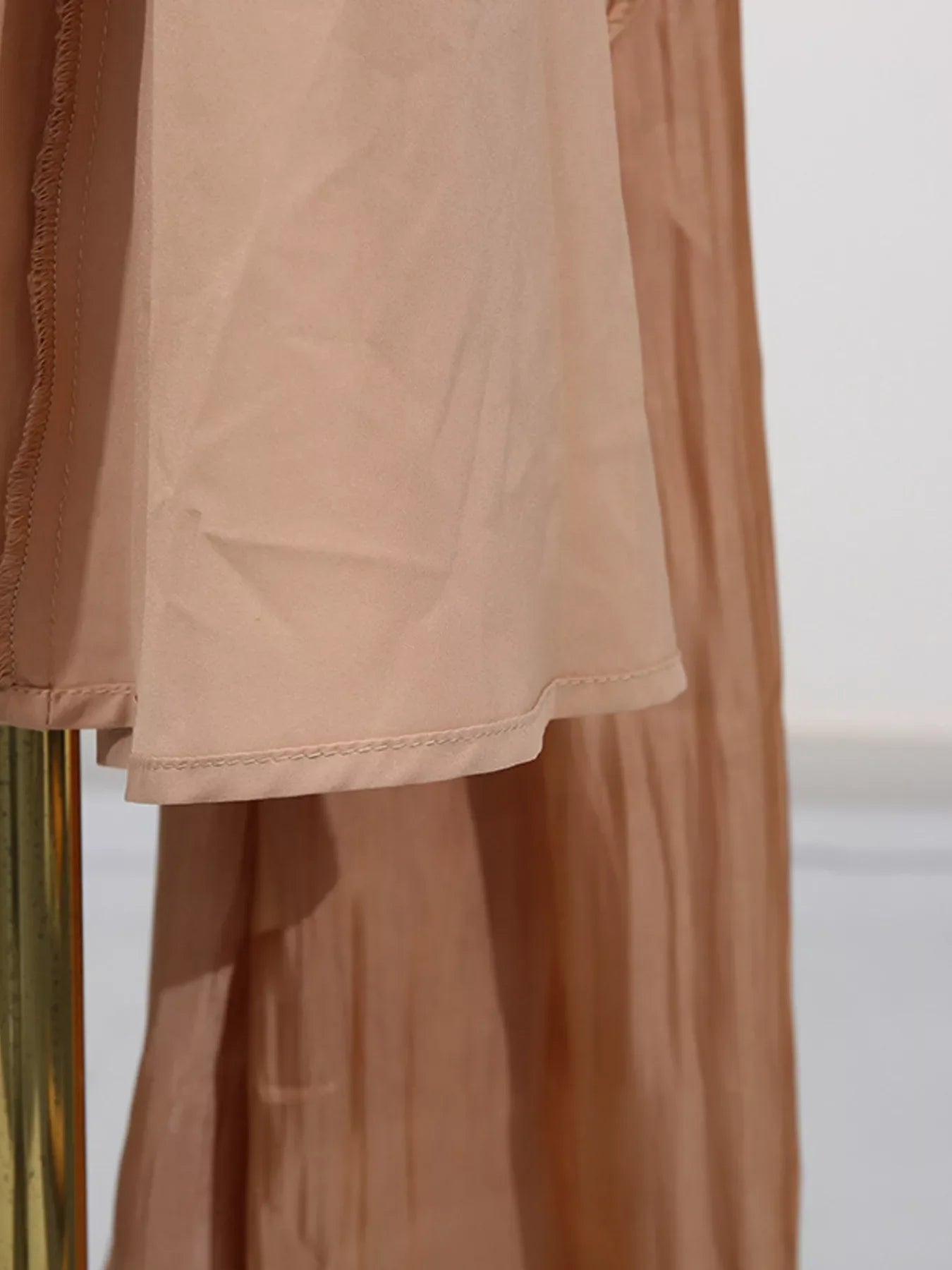 Halter Neck Ruched Maxi Dress