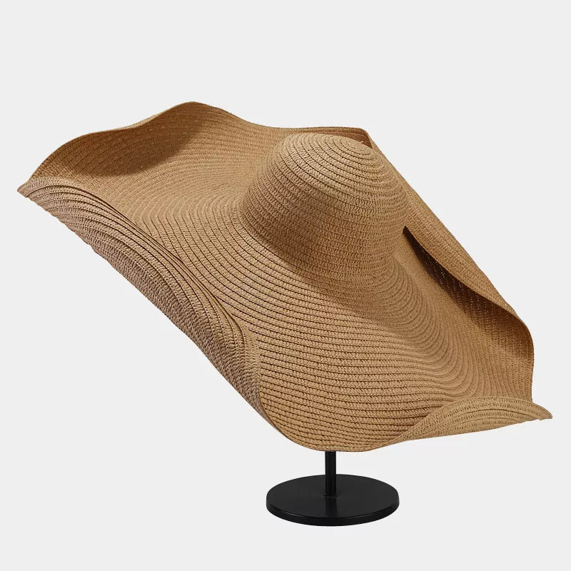 Oversized Wide Brim Straw Sun Hat