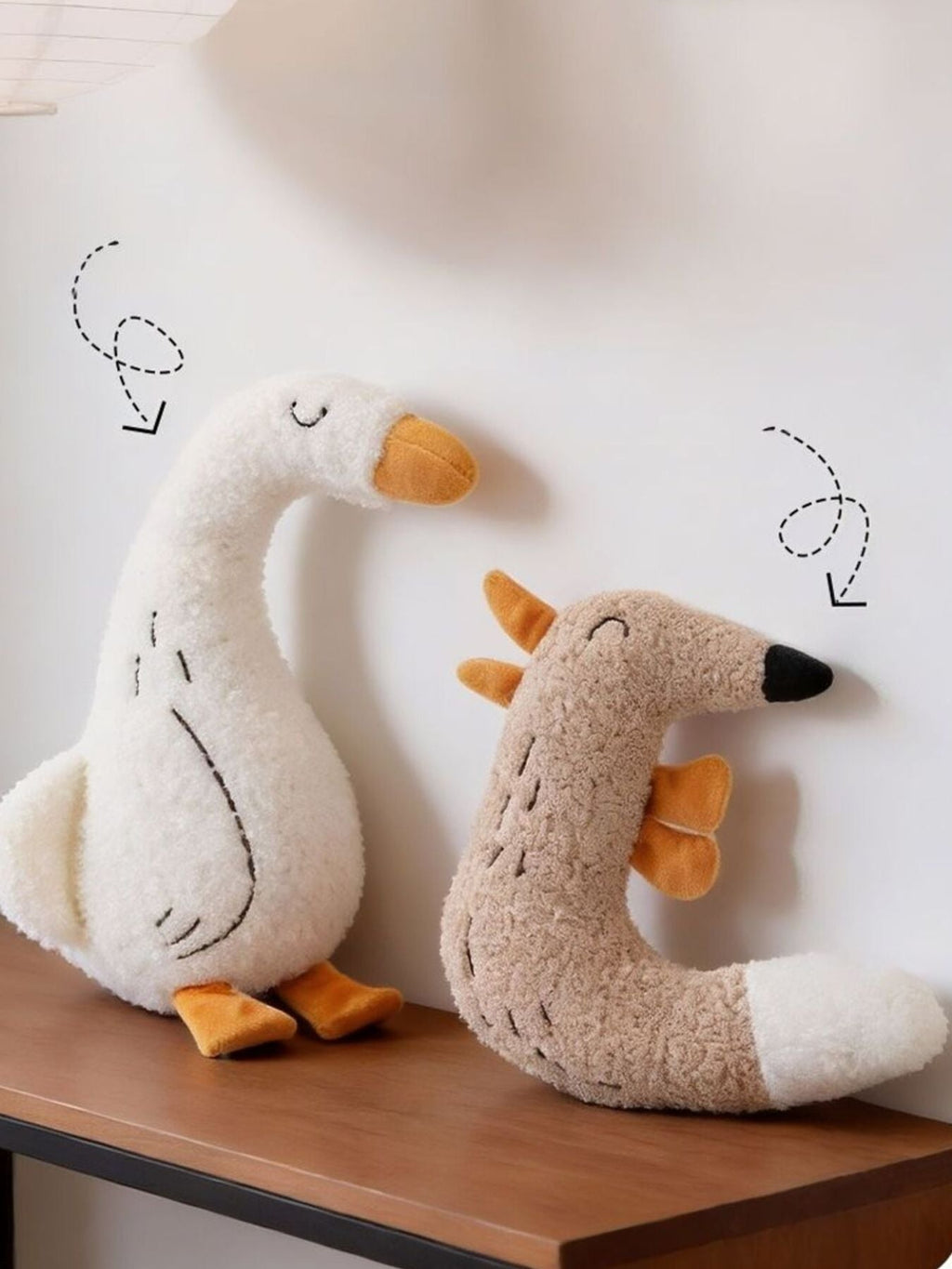 Duck & Fox Design Pet Plush Toys
