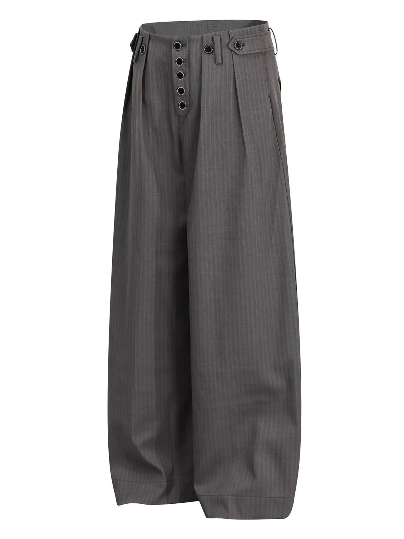 Men's Striped Wide-Leg Pants