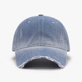Distressed Washed Adjustable Cotton Baseball Cap