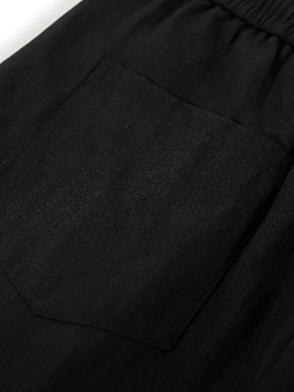 Men's Wide-Leg Drawstring Pants
