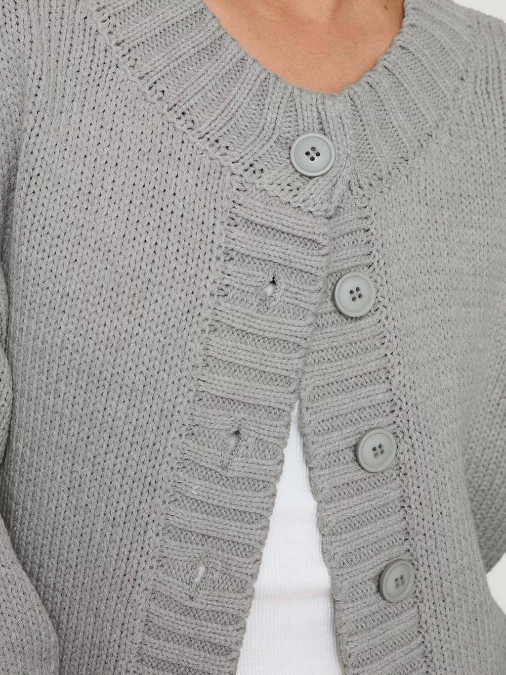 Button-Down Knit Cardigan