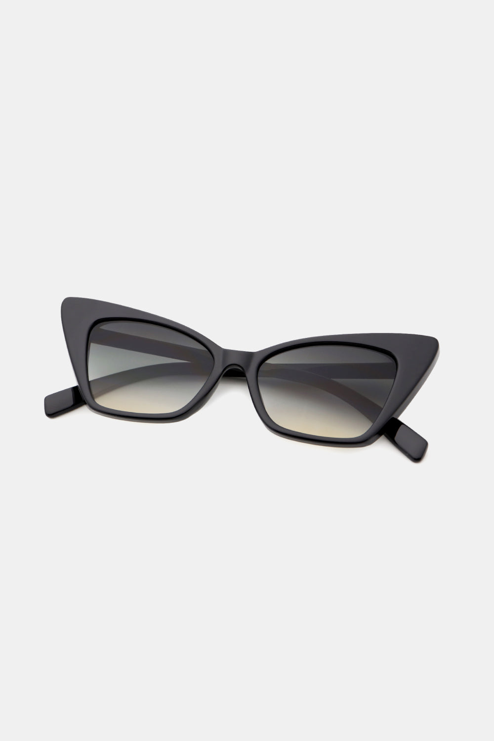Acetate Frame Cat Eye Sunglasses with Gradient Lens