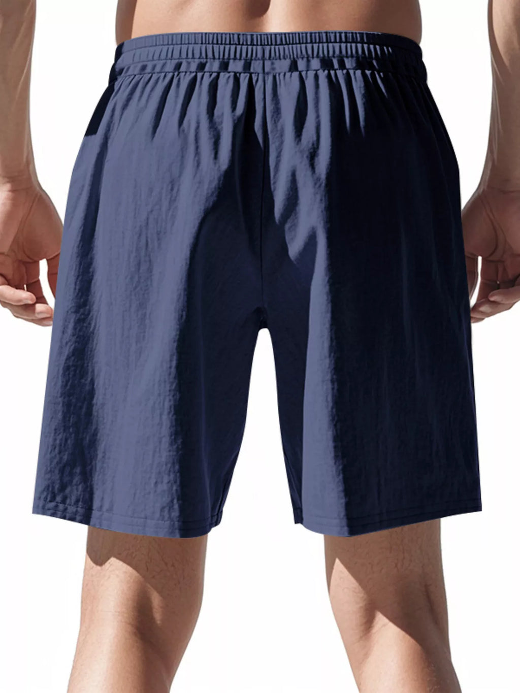 Men's Full Size Casual Drawstring Shorts Plus Size