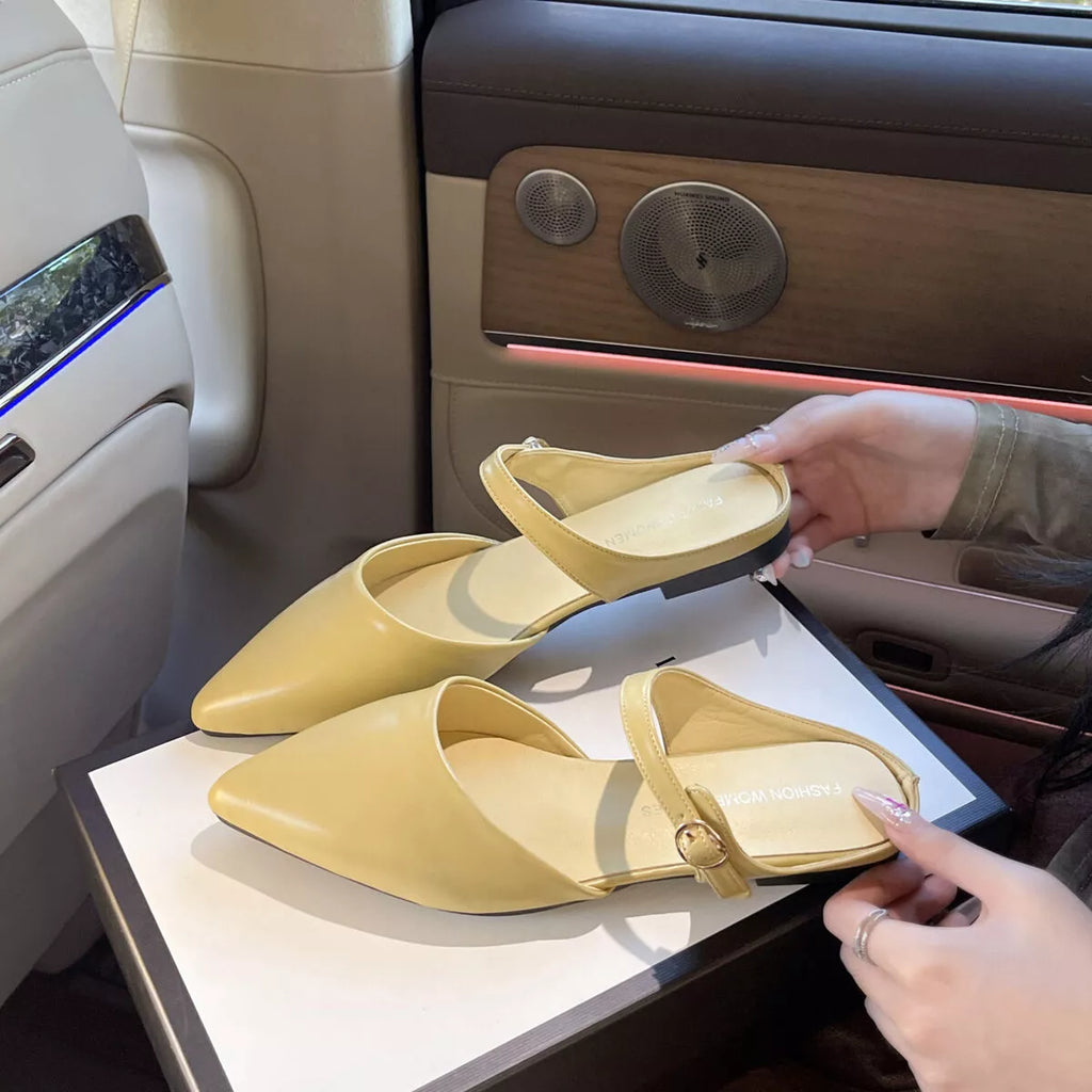 Point Toe Flats Sandals