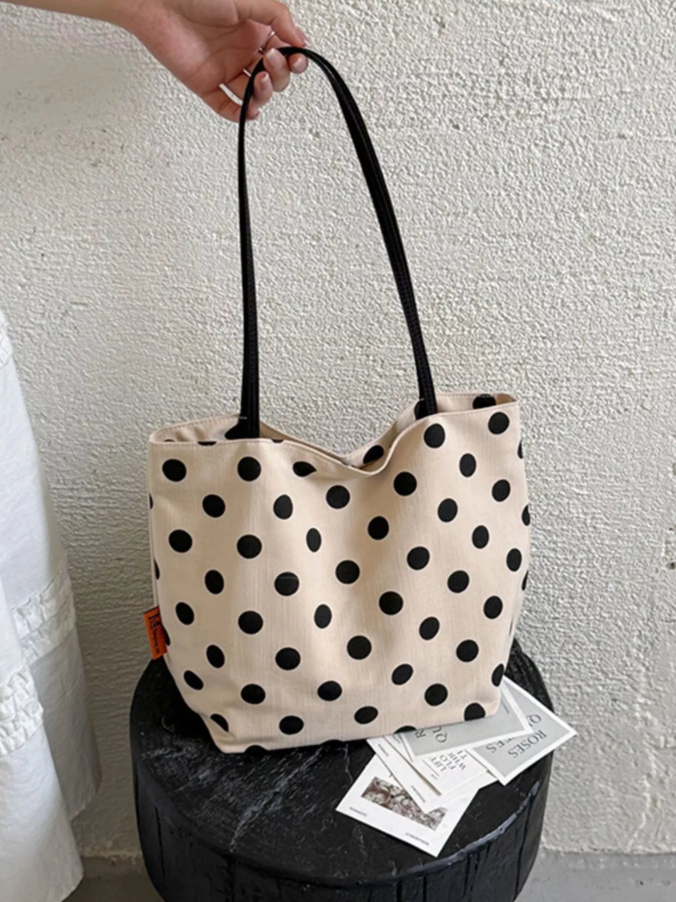 Polka Dot Shoulder Bag