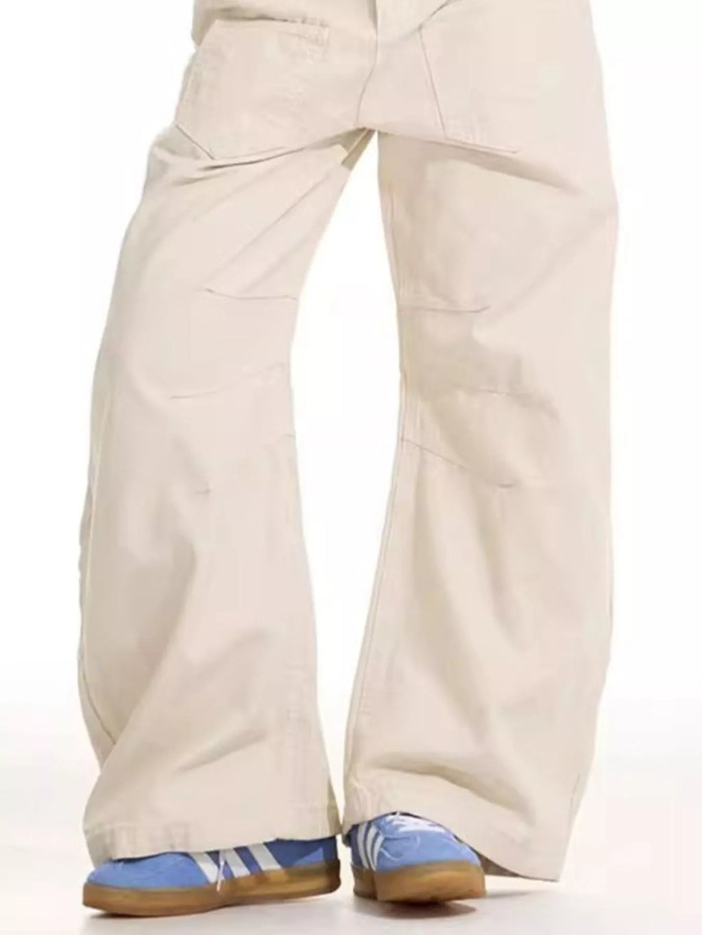 Men's Full Size Wide Leg Pants Plus Size