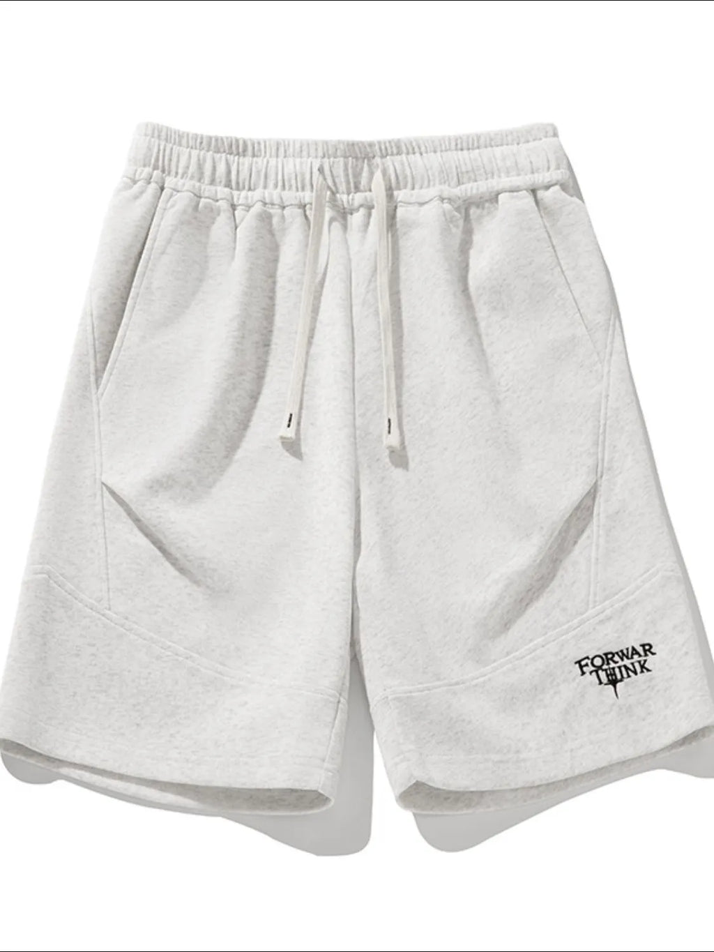 Men's Plus Size Drawstring Shorts with Pockets