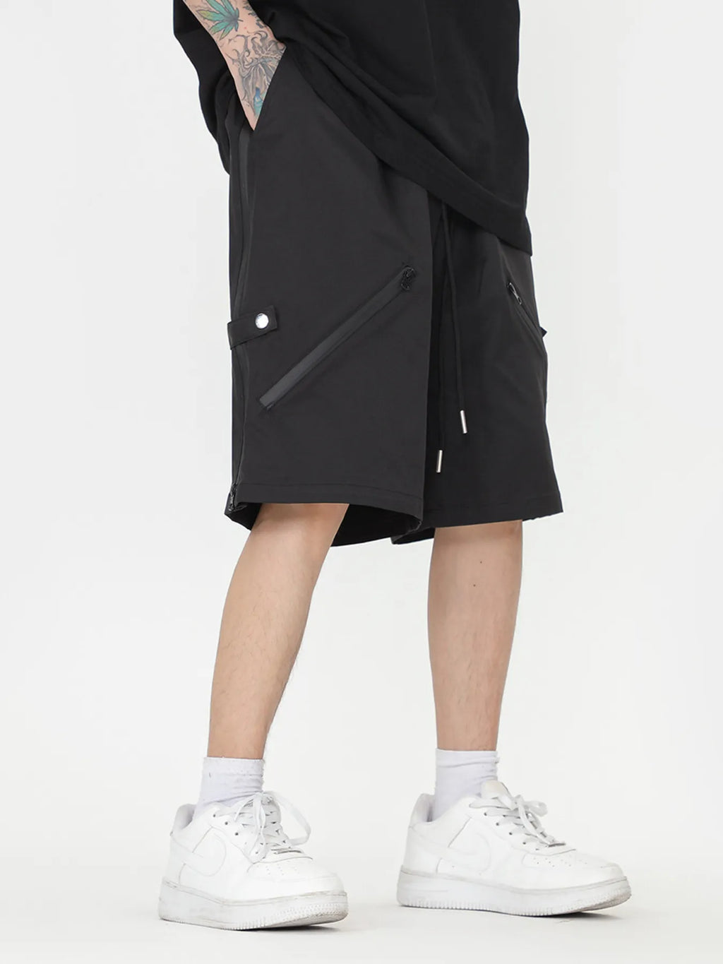 Men's Drawstring Cargo Shorts