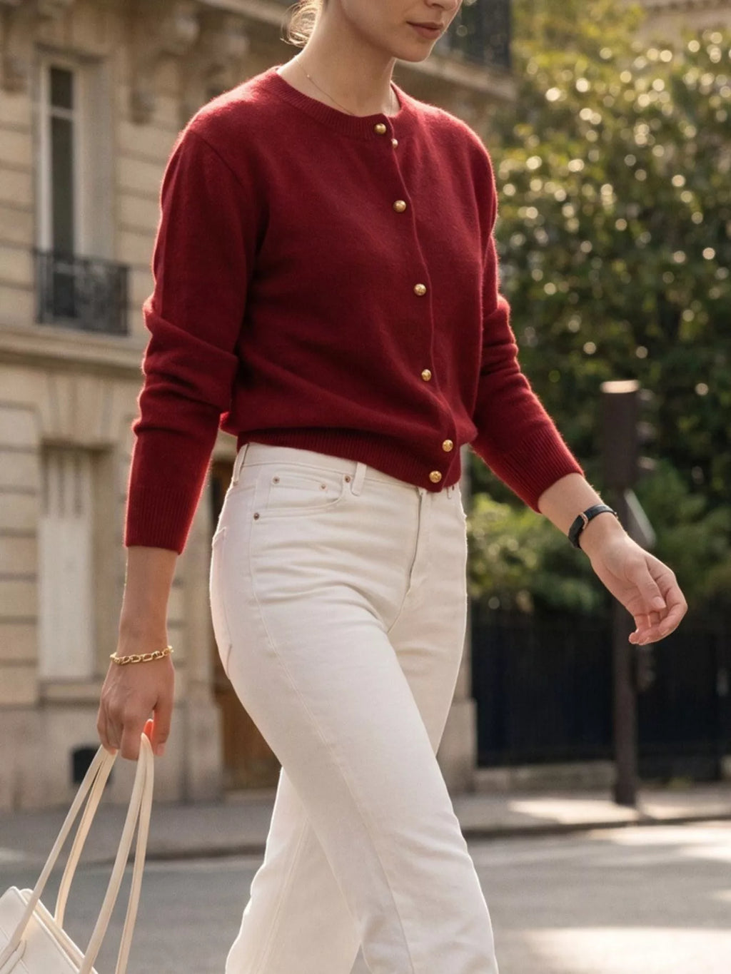 Classic Button-Down Knit Cardigan