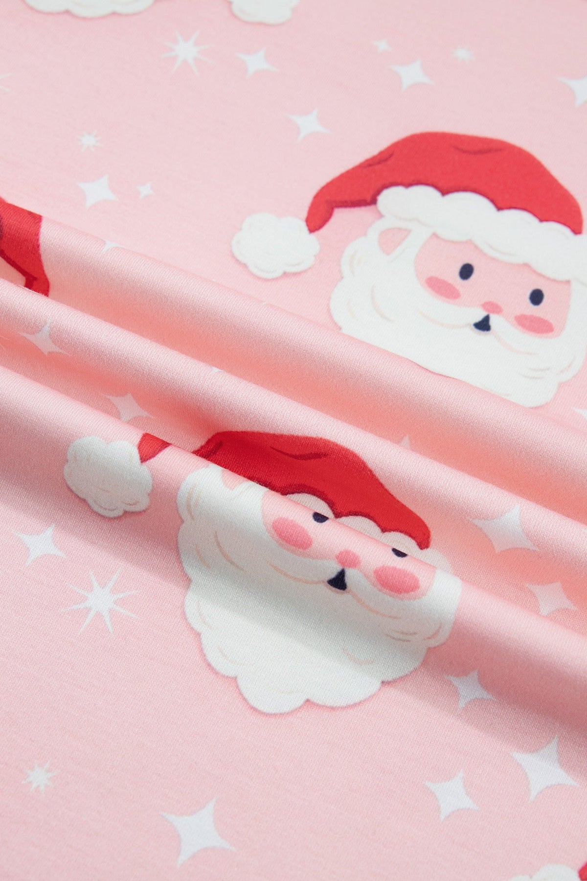 Christmas Santa Raglan Top & Pants Pajama Set