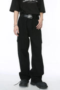 Wide Leg Jeans with Pockets