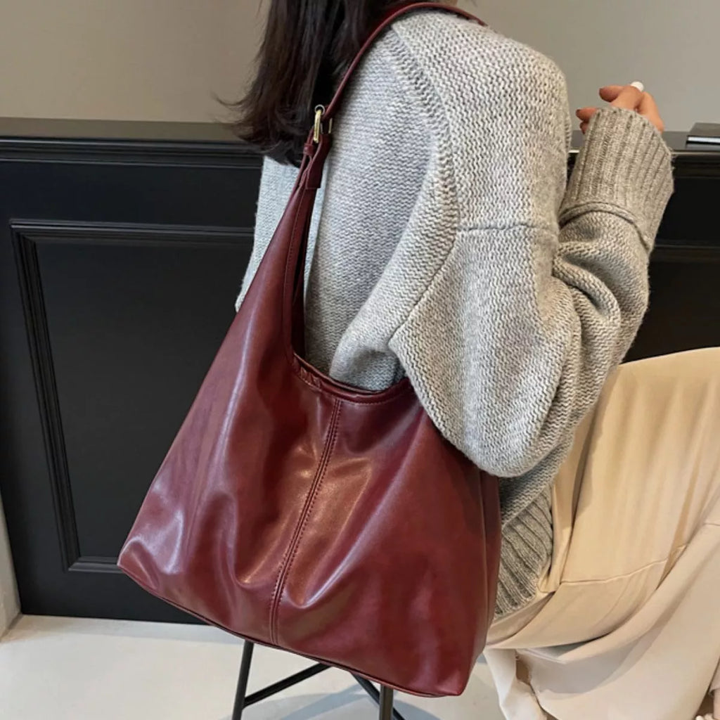 PU Leather Shoulder Bag