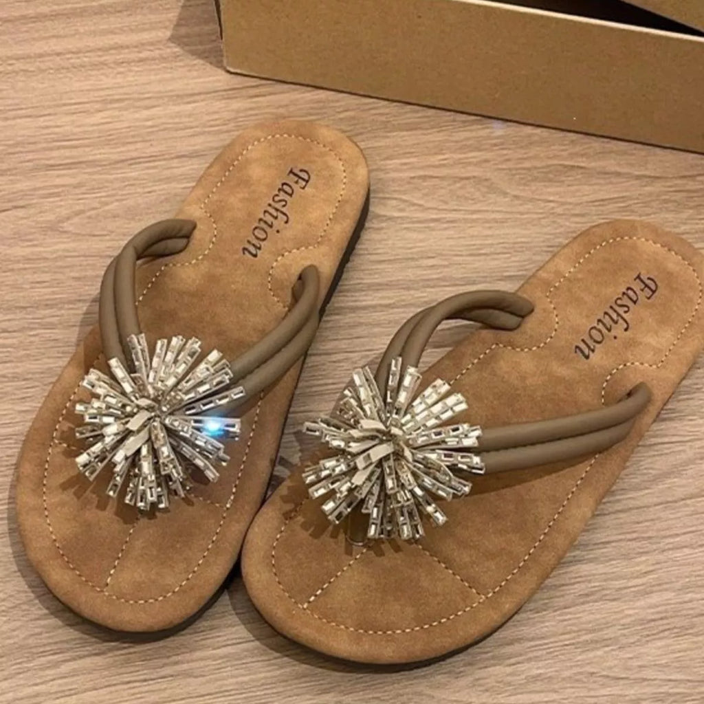 Toe Post Flats Sandals